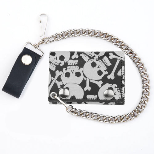 front of wallet on display