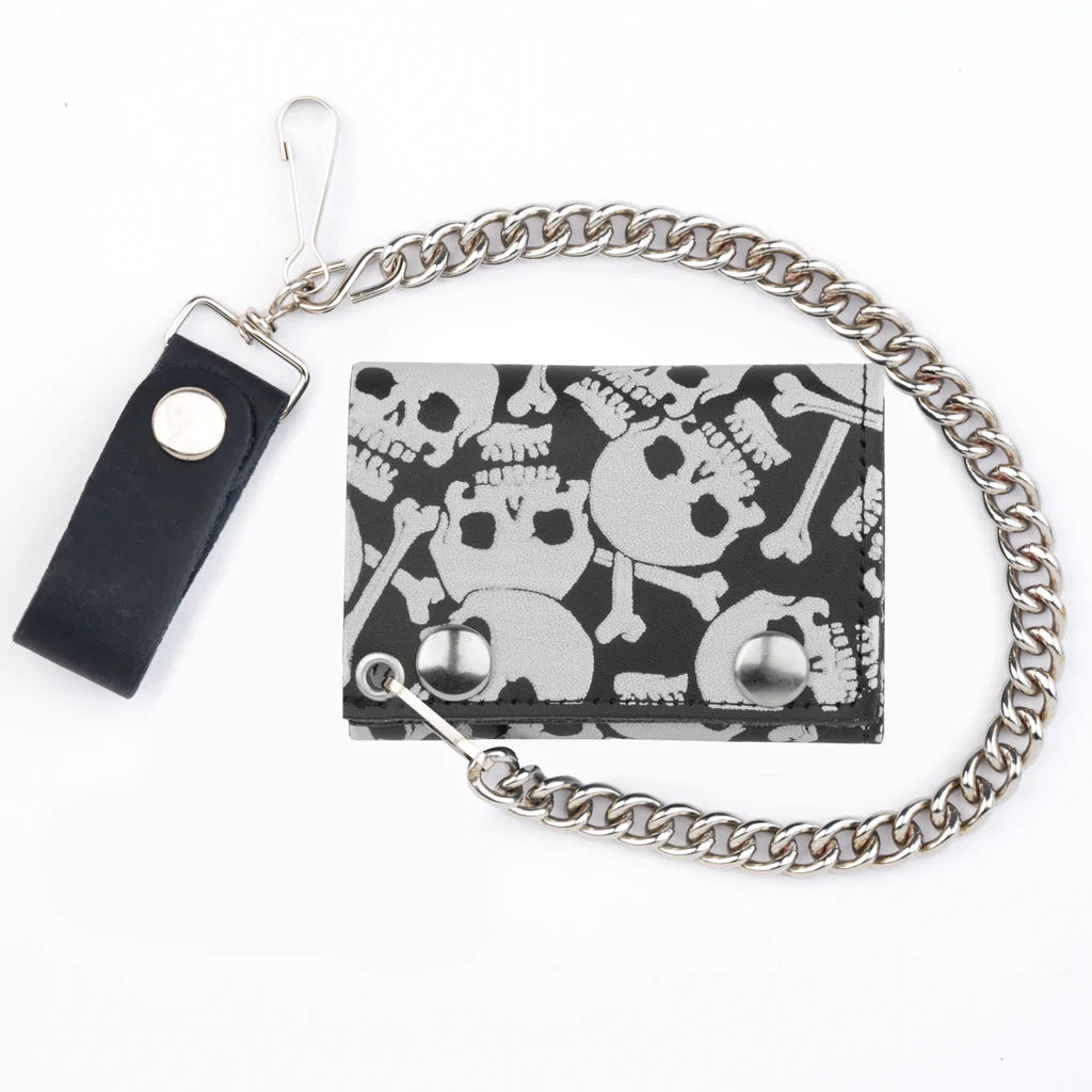front of wallet on display