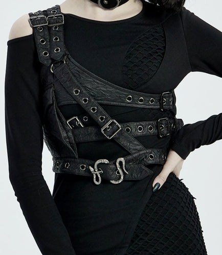 front of harness