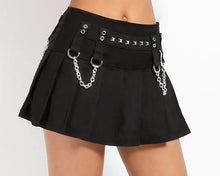 Load image into Gallery viewer, model showing side of skirt

