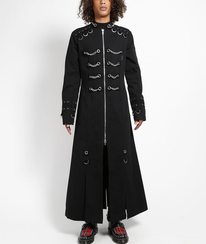 model showing front of coat