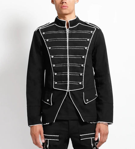 model showing front of jacket