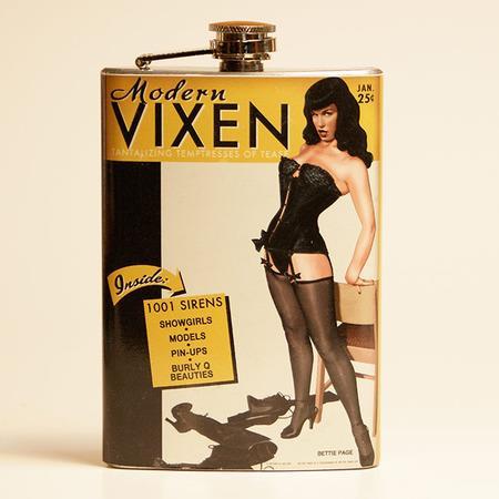 front of flask