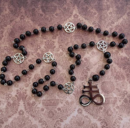 necklace on display