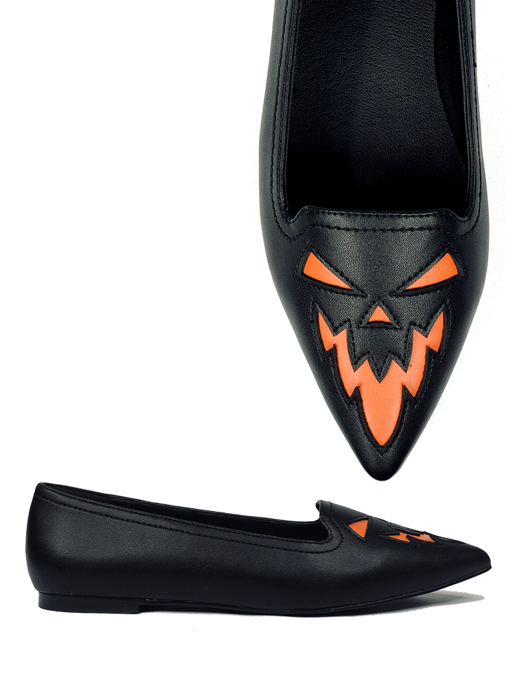 top and side of shoe