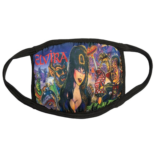 front of mask