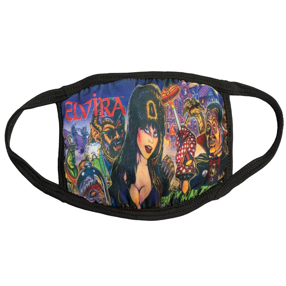front of mask