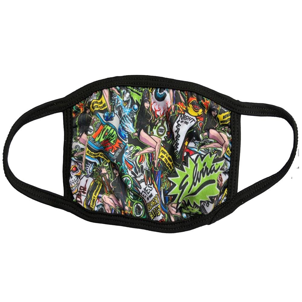 front of mask