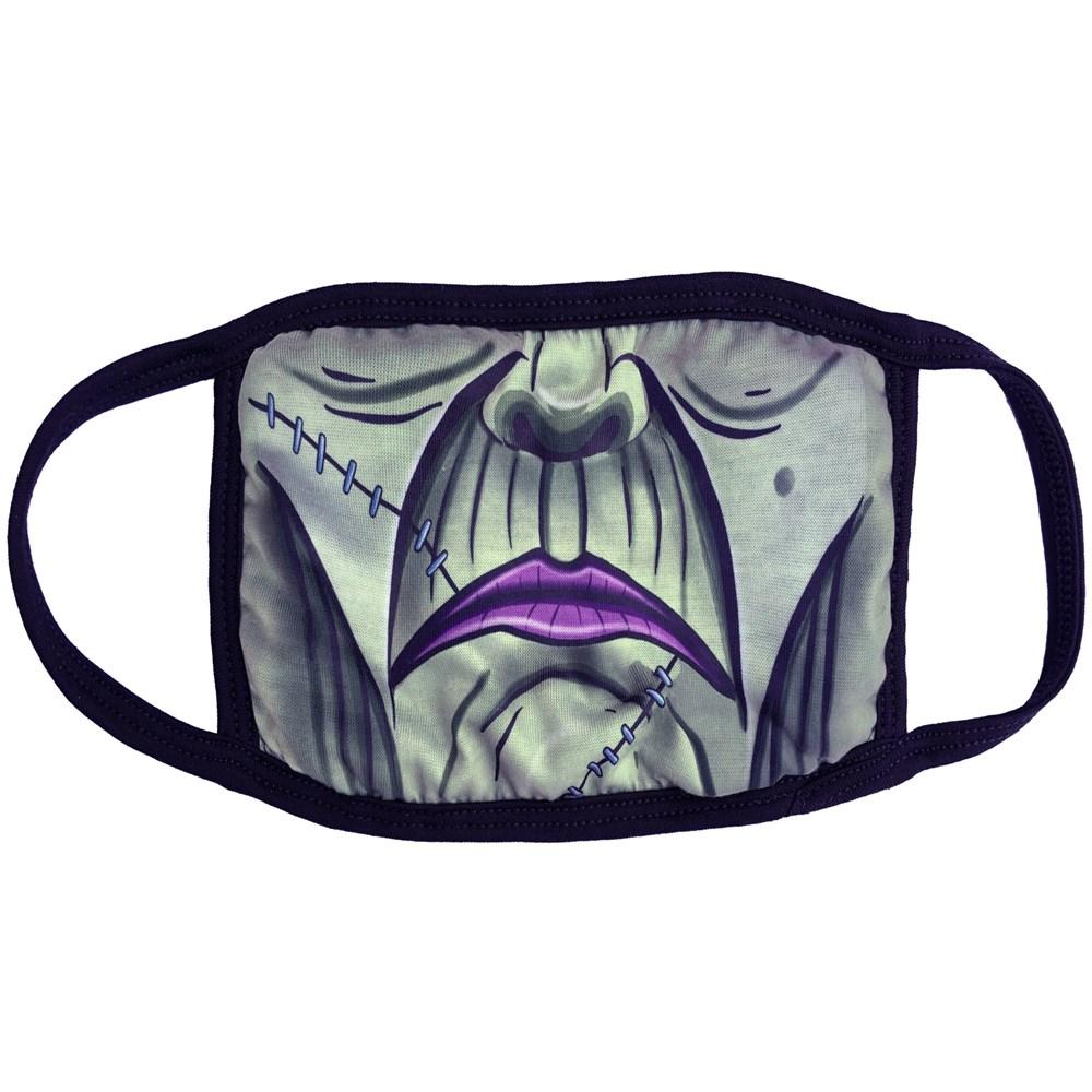 front of mask