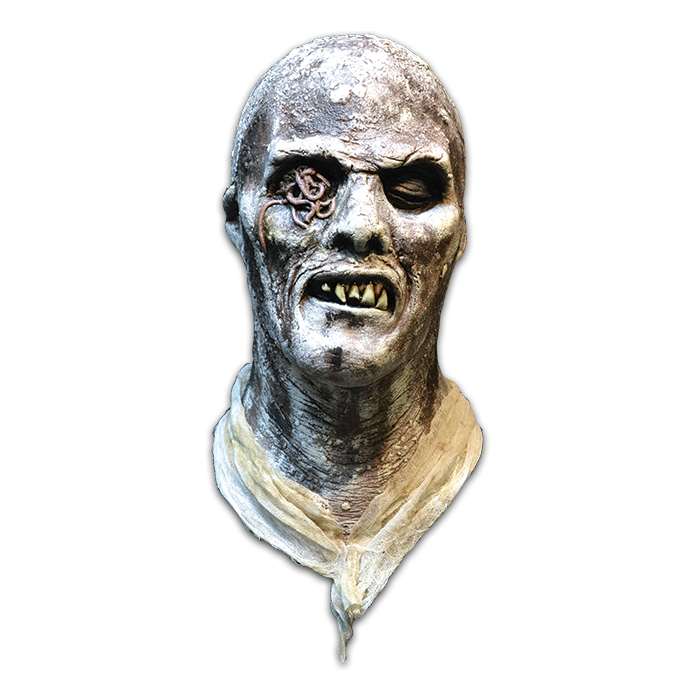 front of mask
