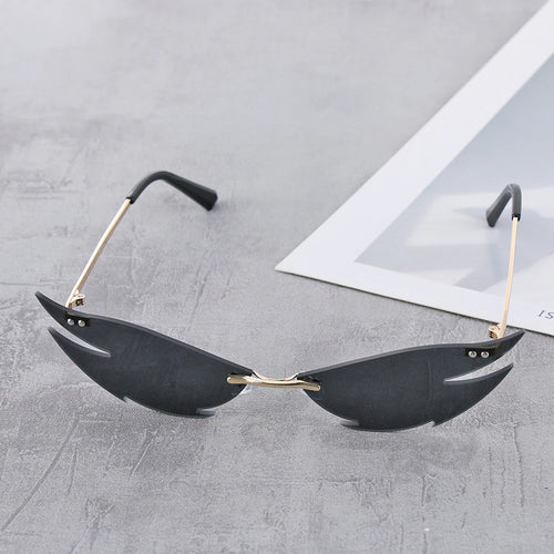 glasses on display