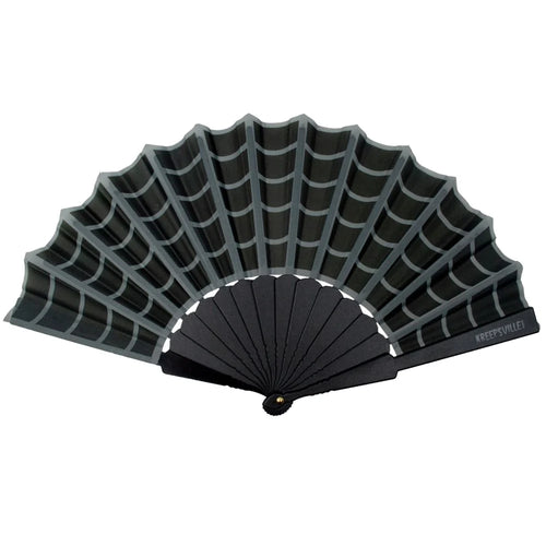 front of fan on display