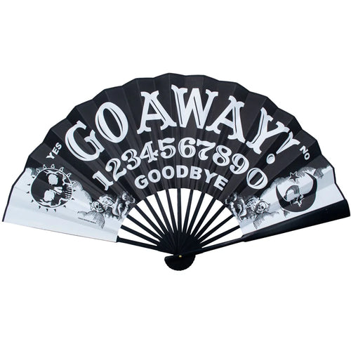 front of fan on display