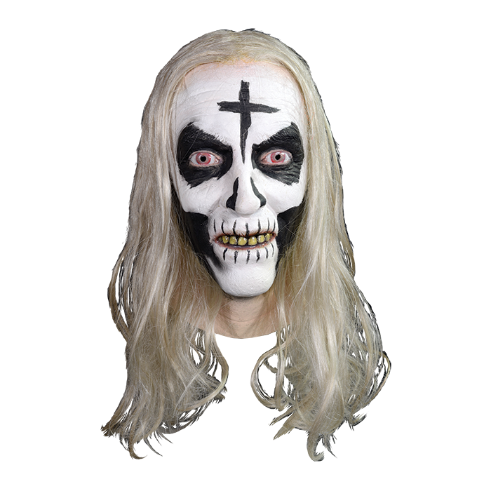 front of mask