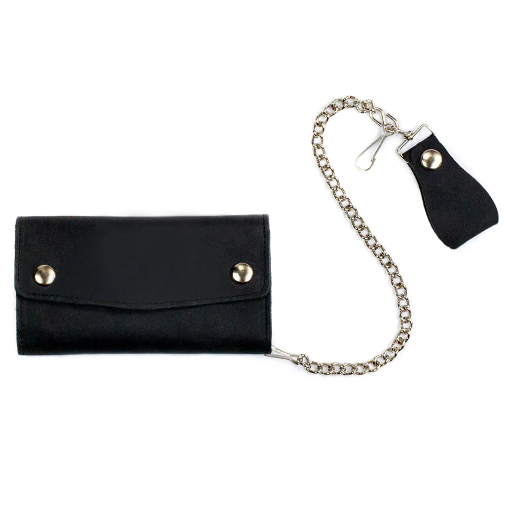 front of wallet on display