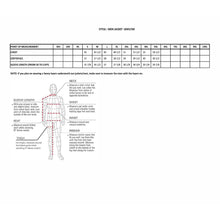 Load image into Gallery viewer, size chart
