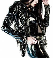 Load image into Gallery viewer, model showing side of jacket
