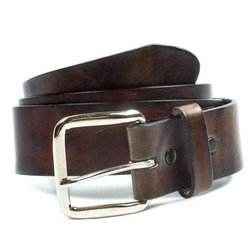 brown oil tanned belt