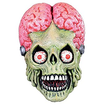 front of mask