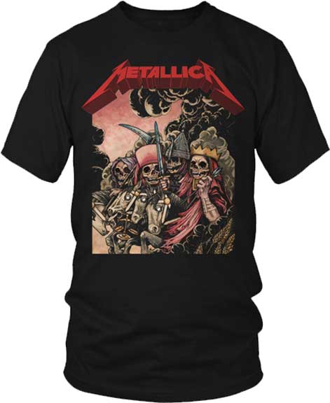 front of shirt on display