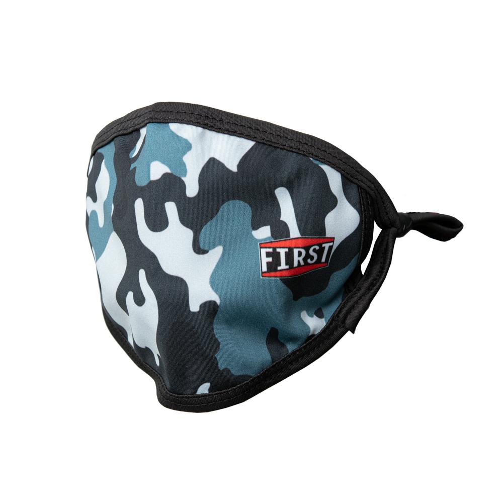 front of mask