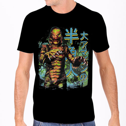 model showing front of shirt