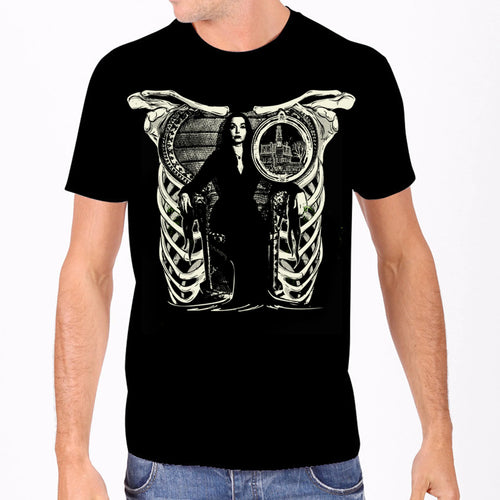 model showing front of shirt