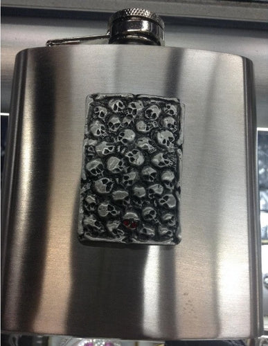 front of flask