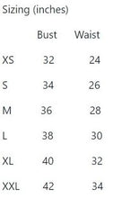 Load image into Gallery viewer, size chart
