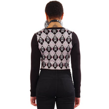 Load image into Gallery viewer, model showing back of sweater
