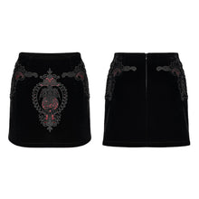 Load image into Gallery viewer, front and back of skirt on mannequin
