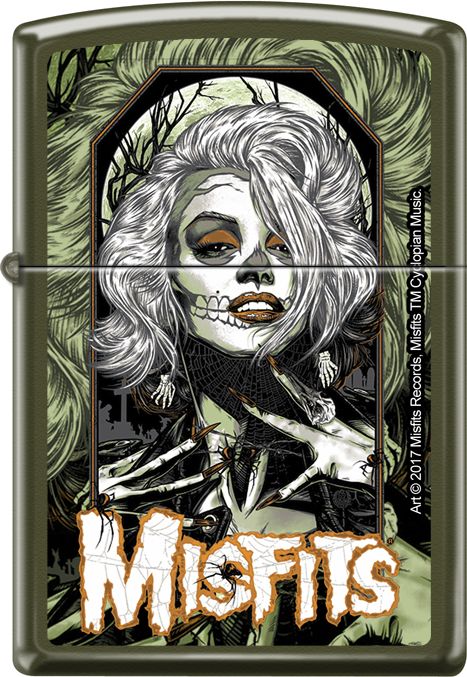 front of zippo on display