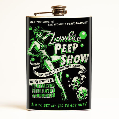 front of flask
