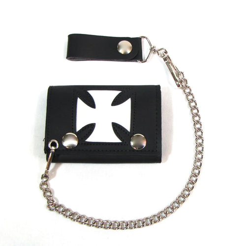 front of wallet on display