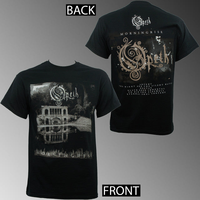 front and back of shirt on display