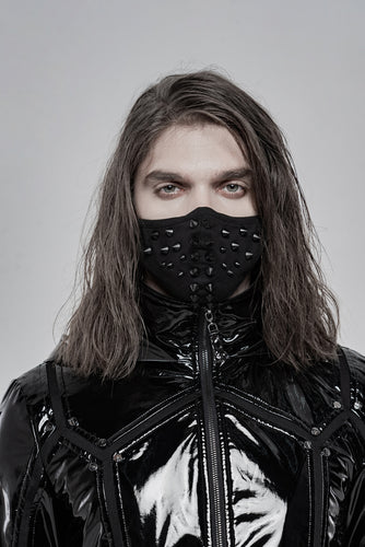 model showing front of mask