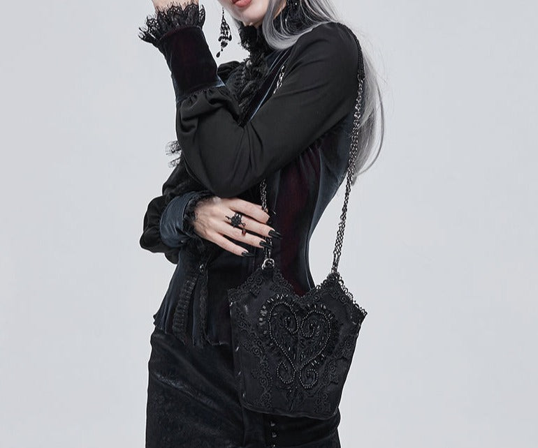 model showing bag
