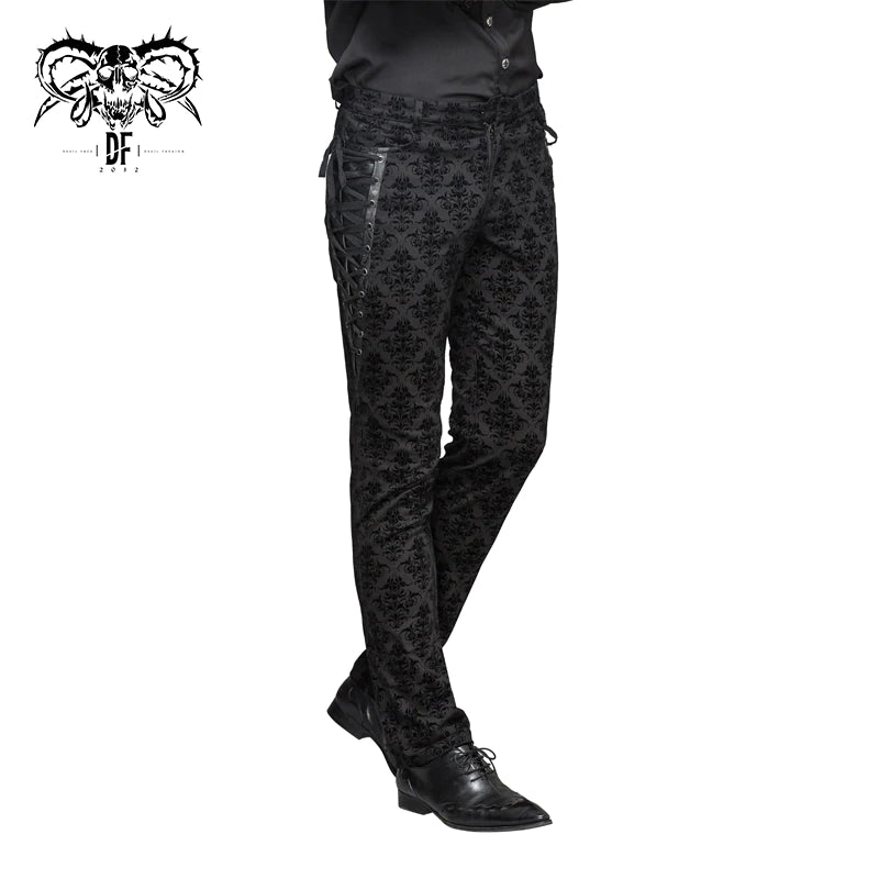 model showing front of pants