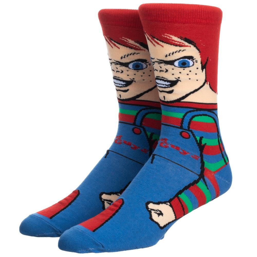 chucky full body mid calf crew socks