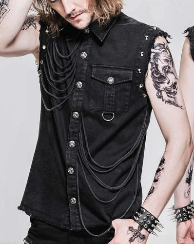 model showing front of vest