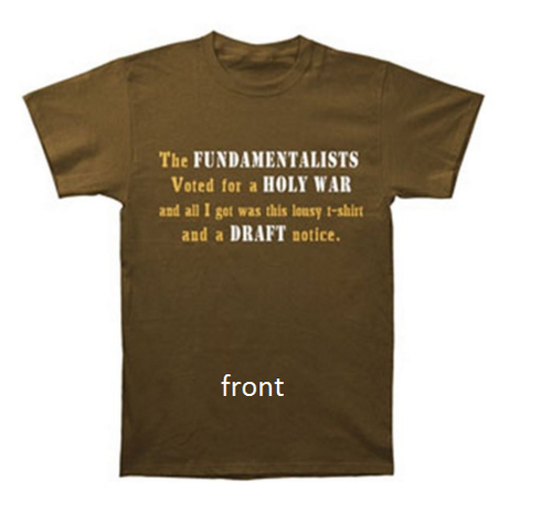 front of shirt