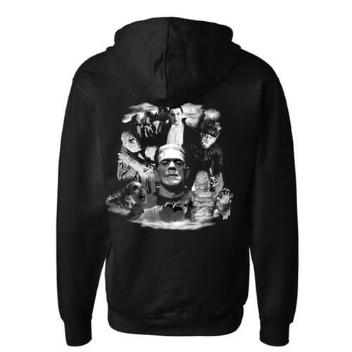 back of hoodie
