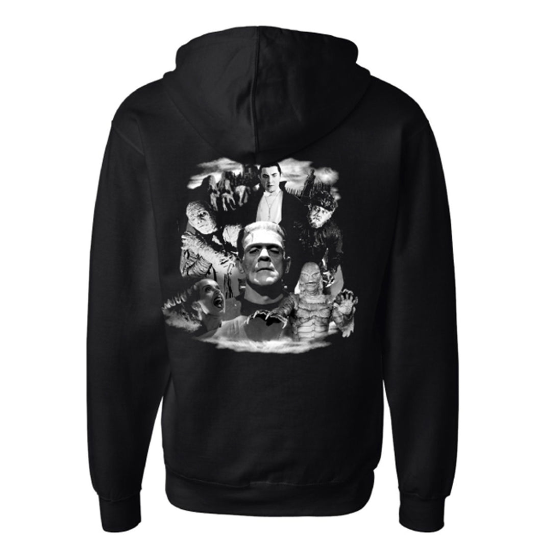 back of hoodie