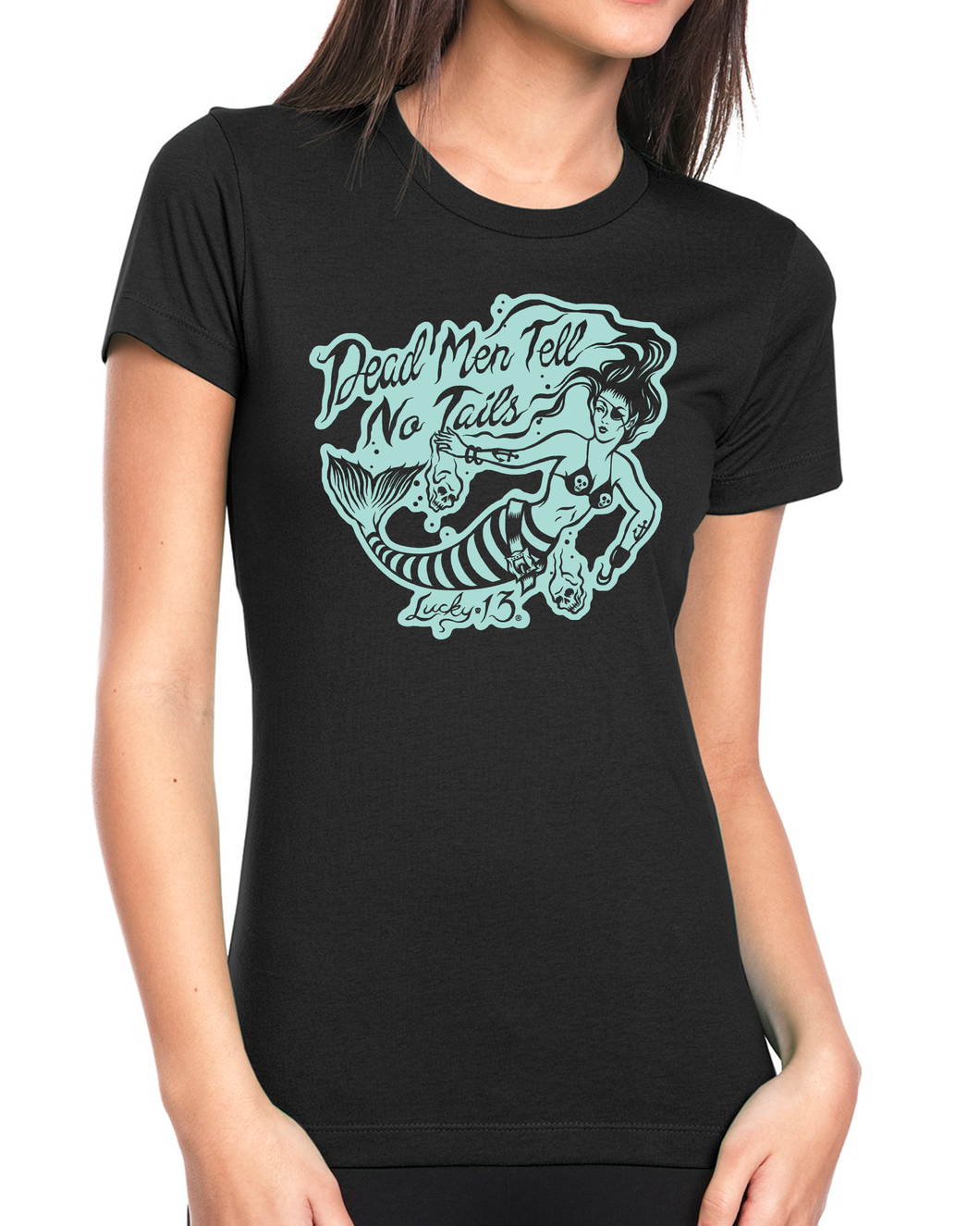 model showing front of shirt