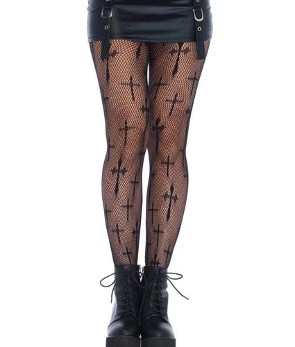 model showing front of pantyhose