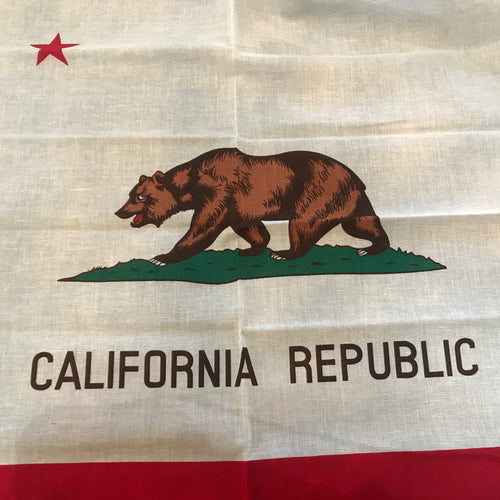 California Republic flag bandana.