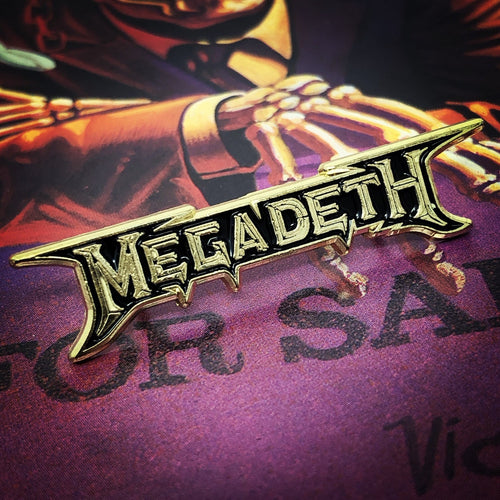 megadeth logo pin
