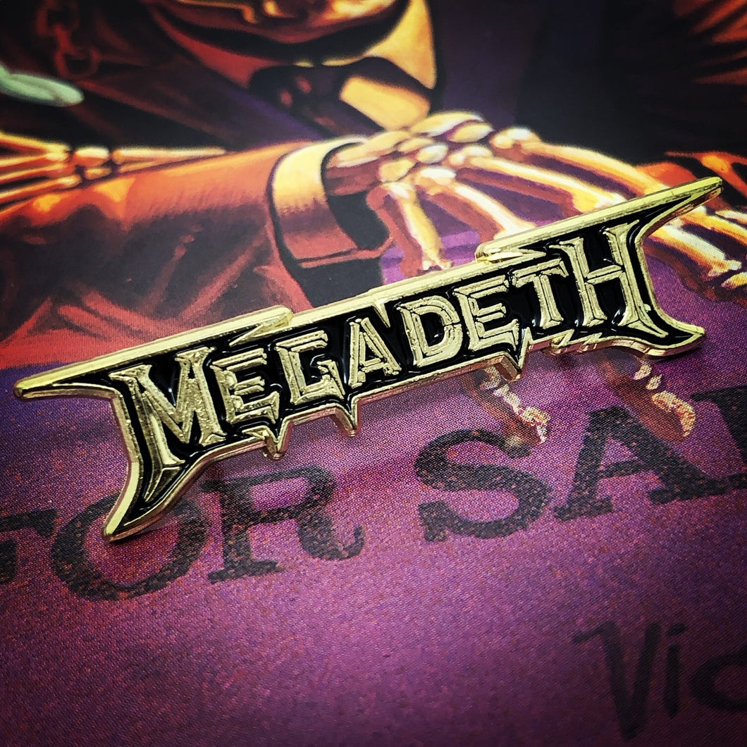 megadeth logo pin