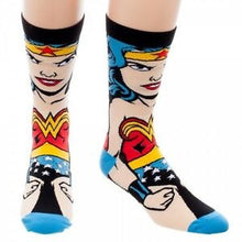 Load image into Gallery viewer, Wonder Woman full body print mid calf crew socks
