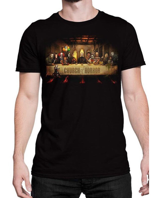 model showing front of shirt